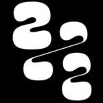 222 logo bw